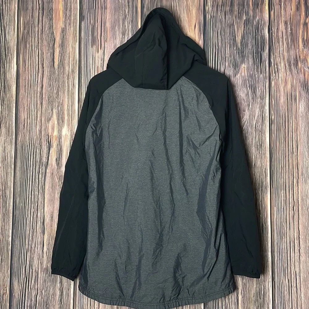 ADIDAS MENs soccer jacket Size M Color Black Gray